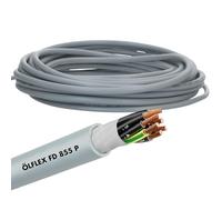 Lapp 0027578 ÖLFLEX FD 855 P tubo di controllo altamente flessibile 7 x 1,5 mm² grigio con conduttore di protezione per catena da traino I UL recognized I senza alogeni, rivestimento in puro