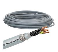 Lapp 10 metri 0027638 ÖLFLEX FD 855 CP tubo di controllo schermato altamente flessibile 5 x 1 mm² grigio con conduttore di protezione per catena da traino I 300/500 V I senza alogeni, guaina PUR