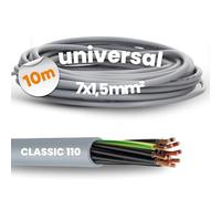10 Metro Lapp Cavo 1119307 Olio Classic 110 7x1, 5mm Rame Linea Litze PVC