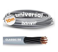 Lapp 1119853 Ölflex Classic 110 - Cavo di controllo in PVC, 3 x 1 mm², senza conduttore di protezione verde e giallo, cavo di controllo a 3 fili, 3 fili