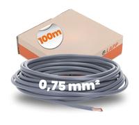 Lapp 4510062 H05V-K 0,75 mm² grigio I cavo di cablaggio I conduttore flessibile I PVC singolo cavo I cavo 0,75 mm2 I cablaggio