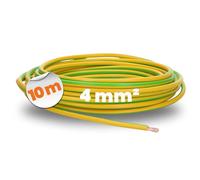 Lapp 4520003 H07V-K Cavo di Messa a Terra 10 Metri - Verde/Giallo, 4 mm², Flessibile, PVC - Conduttore Singolo per Cablaggio