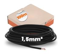 H07VK 1,5SW-100 - Filo intrecciato a commutazione H07V-K, 1,5 mm², 100 m, nero