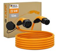 LAPP 65311 - Cavo tipo 2, per veicoli elettrici, 22 kW, 32 A, trifase, 10 m,