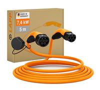 LAPP MOBILITY Helix - Cavo di Ricarica Tipo 2, 11 kW/autoavvolgente, 20 A/3 Fasi, per Auto elettrica, modalità 3/5 m