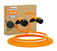 LAPP MOBILITY HELIX? Ladekabel Typ 2, bis zu 22 kW, 5 m, Orange (61798) | , Modo 3 - Cavo Ricarica EV Rapida - per Wallbox e Stazione di Ricarica Auto - Prodotto in Germania, 5m Arancione