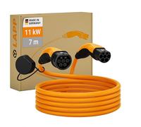 LAPP 61790 - Cavo tipo 2, standard, 11 kW, 20 A, 3 fasi, 7 m, arancione