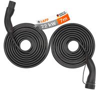 Lapp selbstaufrollendes doppelhelix ladekabel typ 2 mode 3 / 3-phasig 32 a bis 22 kw 7 meter schwarz