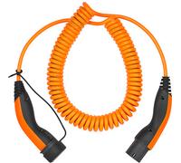 Lapp spiral ladekabel typ 2 mode 3 / 3-phasig 20 a bis 11 kw 5 meter orange