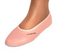 Lappa.de Nero, Bianco, jensblau, Rosa, Lilla, Rosso Scarpe da Ginnastica, Scarpette da Ballo, Turnschläppchen con Suola in Cuoio lappade TGL 28-46 - Rosa, 29 EU