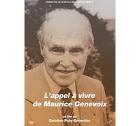 LAPPEL A VIVRE DE MAURICE GENEVOIX