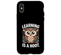 L'apprendimento è un gufo che dice per insegnanti e bambini Custodia per iPhone X/XS