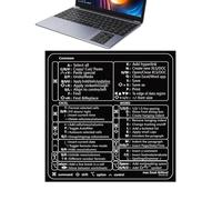 Laptop bypass Stickers - PVC key Reference, PC Computer Desktop Decals