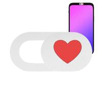Laptop Camera Cover Slide,Anti-Peeping PC Video Camera Cover - Exquisite Pattern Cell Phone Lens Cover, PC Video Camera Cover Durable for Tablets, Love6, Se référer au descriptif, Fare riferimento
