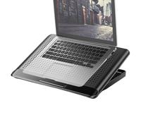 Laptop Cooler | 35x26x2.3cm Adjustable Riser Station,Ergonomic Height Alignment Aluminum Alloy Computer Laptop Stand With Fan,for Desk Keyboard Phone Tablet Book Home Workplace Dorm