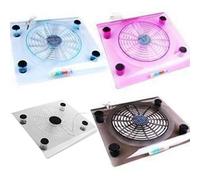 Laptop Cooler USB Raffreddamento Grande Ventola Luce LED Base Pad Stand Per 15 "PC Notebook CPU Radiatore Ventola di Raffreddamento Dissipatore di Calore Supporto Supporto Rack Ventosa Staffa Termica