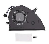 Laptop CPU Cooling Fan Replacement High Speed Heat Dissipation Low Noise Quiet Cooling for Pavilion 15cs 15cw Series ABS Metal Black