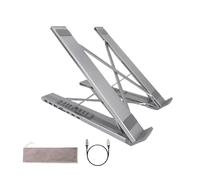Laptop Docking Station Stand - | 8 In 1 USB C Hub Computer Holder Foldable Laptop Stand With 5Gbps Data Transfer USB Ports For Desk Travel Office Home Game Work Study Ergonomic Portable