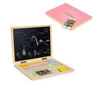 Laptop educativo in legno magnetico con telefono e lettere ECO TOYS