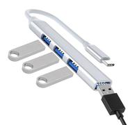 Laptop Hub USB - Estensione Adattatore USB A 4 Porte, Design Splitter Multiporta Compatto, Trasferimento Dati Veloce | La Soluzione Di Connessione Efficiente Supporta La Tastiera Della Stampante '