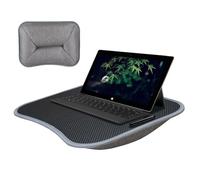 Laptop Lap Desk - Computer Lap Tool | Carbon Foldable Laptop Stand Kit | Laptop Stand Fiber Adjuster | Lap Laptop Desk Pad Tray | Notebook Reading Holder | Lap Tool with Pillow Cushion