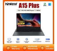 Computer portatile da gioco Ninkear A15 Plus 15,6" 60 Hz IPS FHD AMD Ryzen ™ 7 5825U 32G DDR4 1TB 32GB DDR4 + 1TB SSD