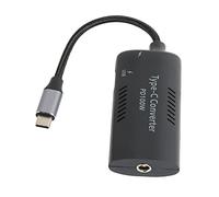 Laptop Power Converter, Laptop Type C Power Adapter, DC to Type C PD3.0 Fast Charge 100W Adapter with USB A and Type C Charging Ports, ABS Housing and Braided Nylon Cable for MacBo (DC5521/5525 Da