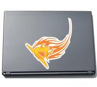 Laptop Skin Sticker Decal Sticker Laptop 136 mmx150 mm testa Haie