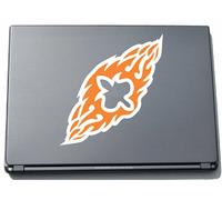 Laptop Skin Sticker Decal Sticker Laptop 138 mmx150 mm vortice di ali di fuoco