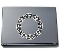 Laptop Skin Sticker Decal Sticker Laptop 150 mmx150 mm Cuore di fuoco