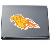 Laptop Skin Sticker Decal Sticker Laptop 210 mmx100 mm metà corpo Tiger Carving