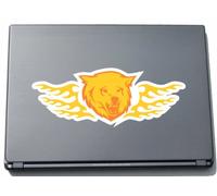 Laptop Skin Sticker Decal Sticker Laptop 210 mmx71 mm testa di una tigre con le ali tribale schnitzereien