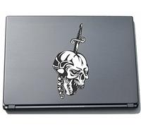 Laptop Skin Sticker Decal Sticker Laptop 72 mmx150 mm Skull Forato