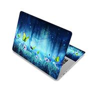 Laptop Skin Sticker Decalcomania Notebook Butterfly 13.3 "15.6" Decalcomania Abbellire Il Tuo Laptop, C, 15inch