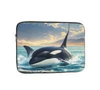 Laptop Sleeve Case 12 inch Shockproof Protective Notebook Orca Killer Whale Laptop Case Computer Bag