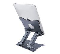 Laptop Stand Tablet Stand, Regolabile Pieghevole Eye-Livello Alluminio Solido Fino a 13-in Holder Compresse for Microsoft Surface Series Compresse, Serie iPad (Color : Black)