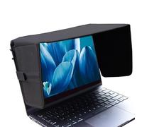 Laptop Sun Shade Computer Anti-Glare Screen Visor 600D Oxford Cloth Foldable Privacy Sun Shield For Working Outside Travel