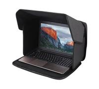 Laptop Sun Shade, Glare-Blocking Privacy Hood, Ergonomic Screen Shield Cover, Foldable Anti-Reflection Shade for Poolside, Desk, Offices, Chair, Outdoor Work, Picnic, Patio, Travel, Remote Setup