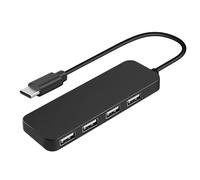 Laptop USB hub -, Splitter, Expander | Adattatore USB a 4 porte con funzione Plug and Play per la connessione istantanea, hub pratico per PC Flash Drives Keyboard External Devices