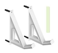 Laptop Wall Mount, Keyboard Hanger, Adjustable Computer Shelf Bracket, Electronics Display Rack with Bedside Storage, Multifunction Holder for Art Books Frames Pictures Routers, 5.79 X2.56 X1.5 Inches
