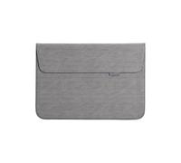 Laptops Sleeve Bag Shockproof Waterproof Protective Case For Notebook Portable Solid Color(L Grey 3)