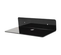 LAPYAPPE 1 Pz Portaoggetti Da Parete Nessun Ripiano Per Trapano Scaffali Tom Sospeso Titolare Organizzatore Cremagliera Mensola Da Parete Portaoggetti Da Bagno Acrilico Black