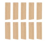 LAPYAPPE 10 pezzi Segnalibri in Bambù Vuoti con Bordi Levigati e Angoli Arrotondati per DIY e Decorazioni Te Etichette Personalizzabili per Lettori e Scuola