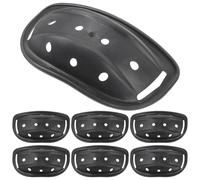 LAPYAPPE 10pezzi Paraschiena Mentoniera per Casco in Plastico Nero, Leggero e Stabile, Accessorio Sicurezza per Uso Protettivo in Ambito Safety And Security