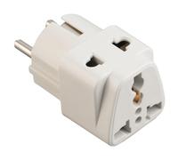 LAPYAPPE 16A Adattatore Viaggio per Plug Estensibile per Ac Compatibile con Pin per e Altri Ue