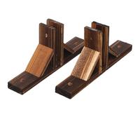 LAPYAPPE 2 pezzi Base per Recinzione in Legno Pieno Supporto Antiribaltamento per Staccionate da Giardino Basi Staccionate per Fissaggio Kit Facile da Montare per Cortile e Balcone