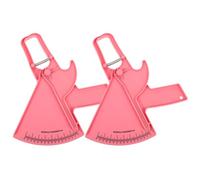 LAPYAPPE 2 Pezzi Calibro per Pliche Cutanee Professionale Rosa in Plastico Impugnatura Ergonomica per Monitorare Progresso nel Fitness e Misurare lo Spessore del Grasso Corporeo