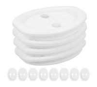 LAPYAPPE 20 Pezzi Copertura Protettiva Cuscinetto Ammortizzatore per Serratura Porta Gomma Bianca Antiurto Resistente a Tutte le Intemperie, Accessori Auto per Protezione