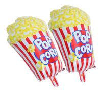 LAPYAPPE 2pezzi Palloncini Giganti Forma di Popcorn Decorazioni Festa Tema Cinema per Compleanni Shower e Serate Film Facili da Montare Design Divertente e Versatile
