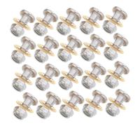 LAPYAPPE 30 Set Set di Accessori per Cesoie da Potatura, Viti a Testa Tonda e Dadi in Metallo Argento, per Taglio Efficace e Blocco Sicuro, per Giardinaggio All'aperto e Manutenzione di